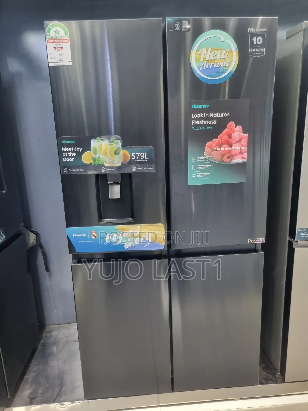 Hisense Ref560dr Fridge 579l 4-Door With Water Dispenser Smart Series