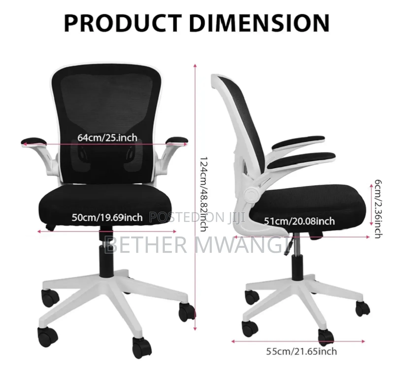 Ergonomic Adjustable Home Office Chair in Kenya