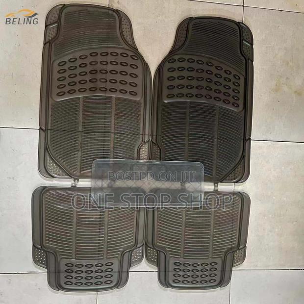 Clear Smoked Black 5x Set Floor Carpet Matd