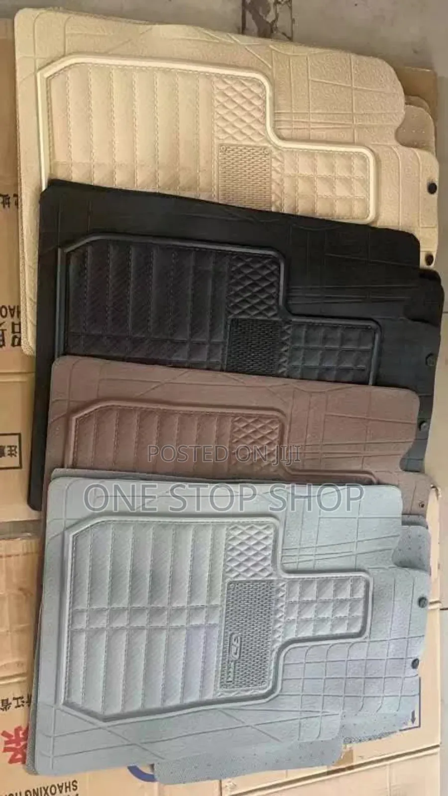 5x Set Different Colors Wide 3d Carpet Mats for 4x4s Cars