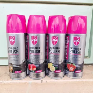 Flamingo 3x Pack Different Flavors Dashboard Shine Spray