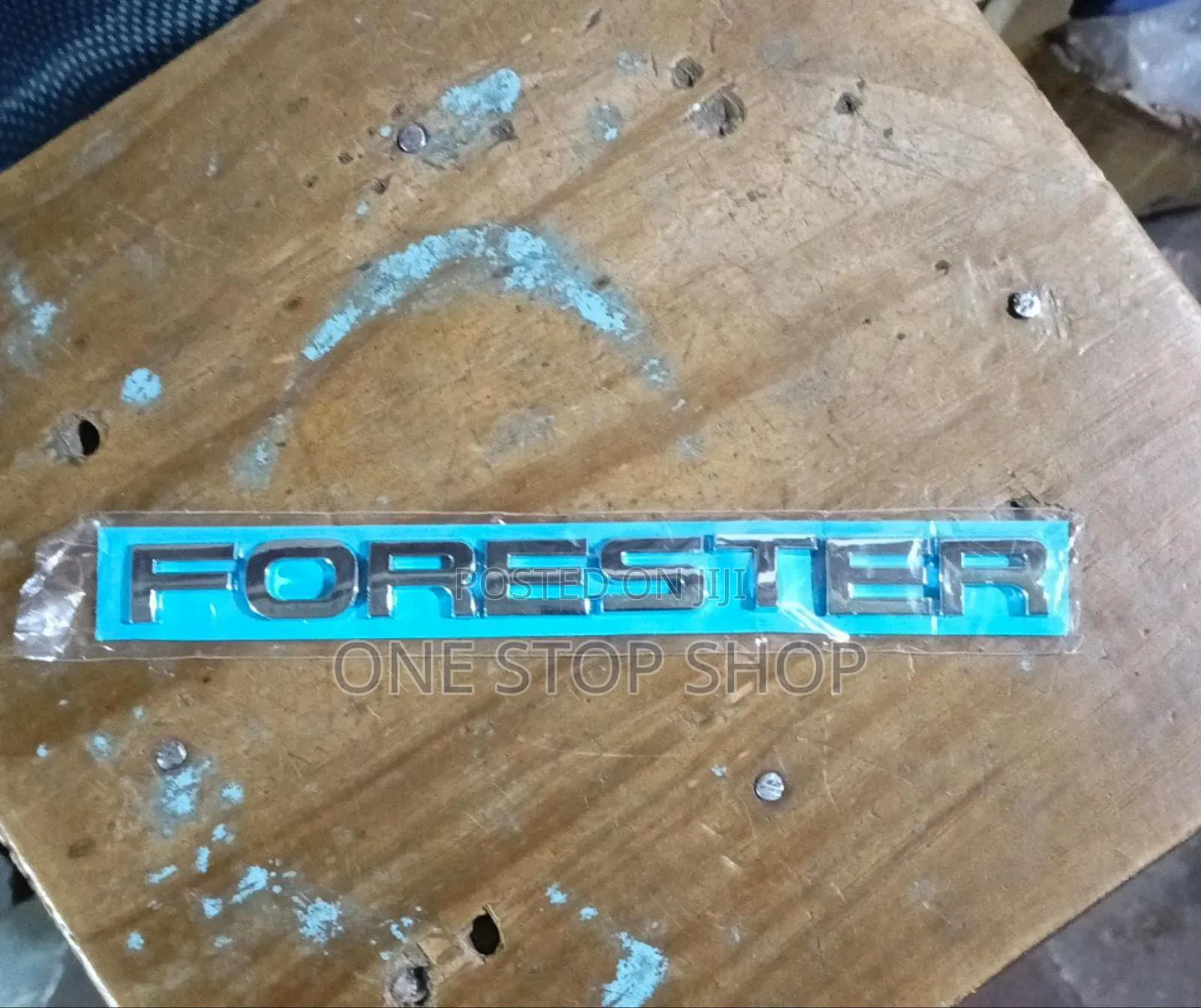Forester Chrome Decal Letter Logo