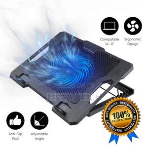 Capsys Laptop Cooler Height Adjustable With Fans 2 Usb 2.0 - thumbnail 2