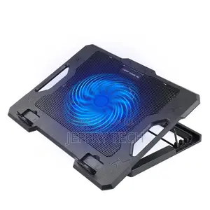 Capsys Laptop Cooler Height Adjustable With Fans 2 Usb 2.0