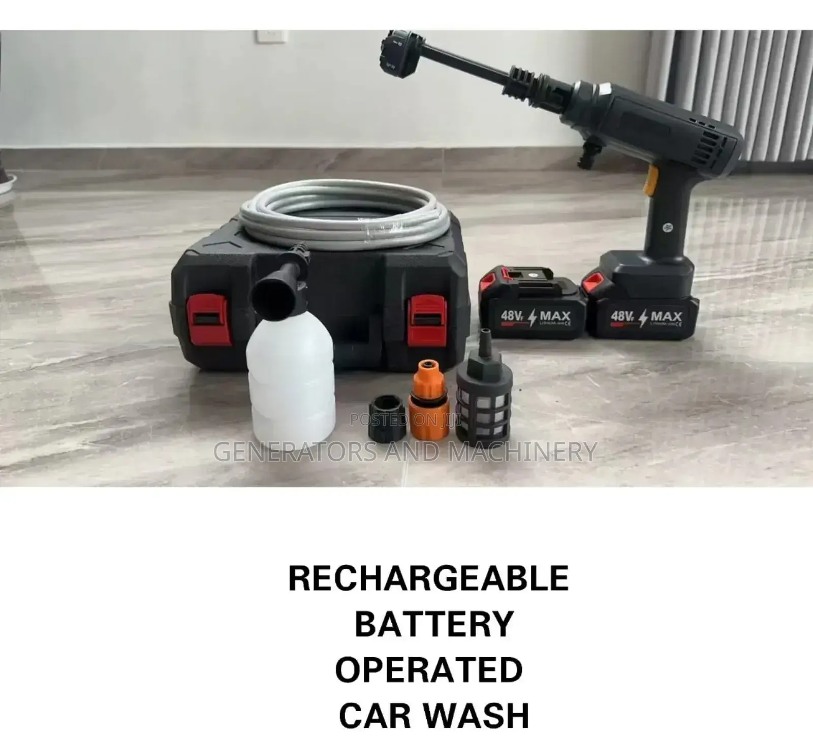 Rechargeable Carwash Machine