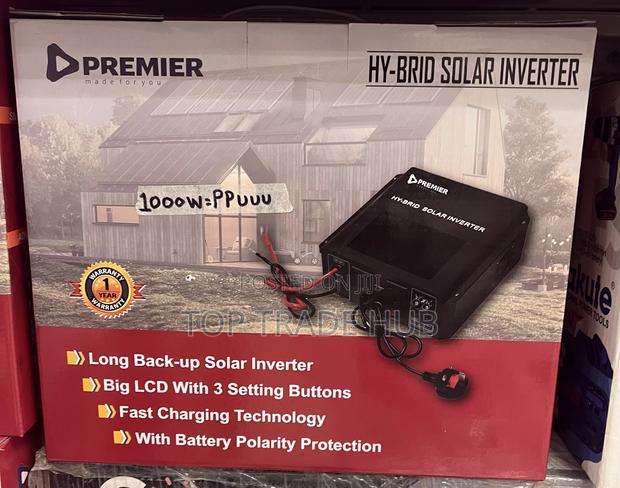 Premier Hybrid Solar Inverter With Charger 12v 1000w