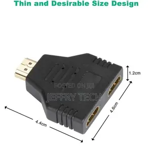 Uhd Hdmi Splitter 1 Input / 2 Outputs – Duplicate and Displ