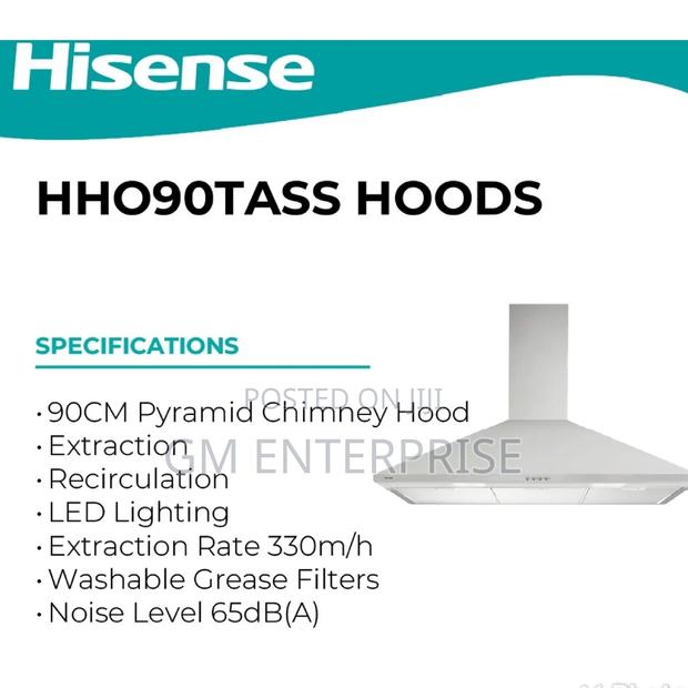 Hisense Cooker Hood Pyramid Chimney 60cmx90cm