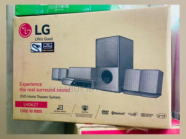 Lg Lhd627 Home Theater 5.1 Channel, 1000w, Bluetooth