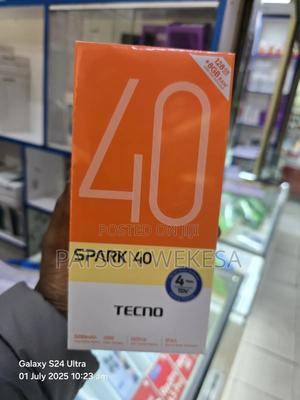 New Tecno Spark 40 128 GB Black - main view