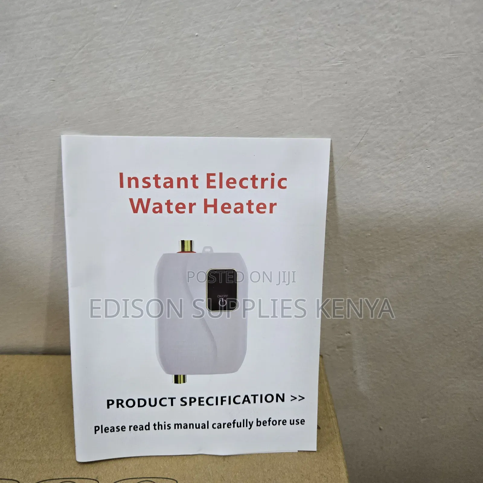 Instant Undersink Water Heater Tap Top Plug for Bathtub Salon Kitchen