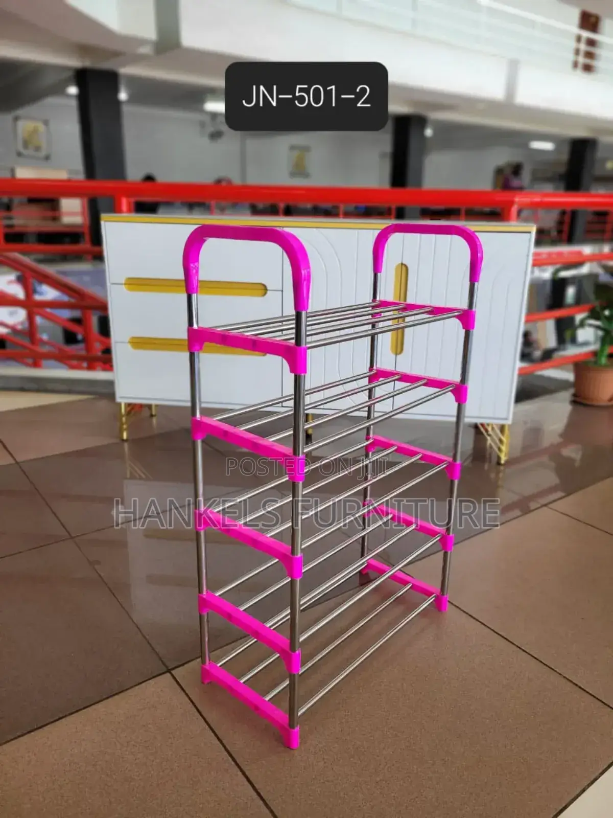Modern Pinky Shoe Rack