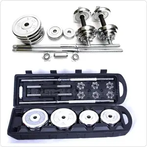 50kg Chrome Dumbbells-adjustable