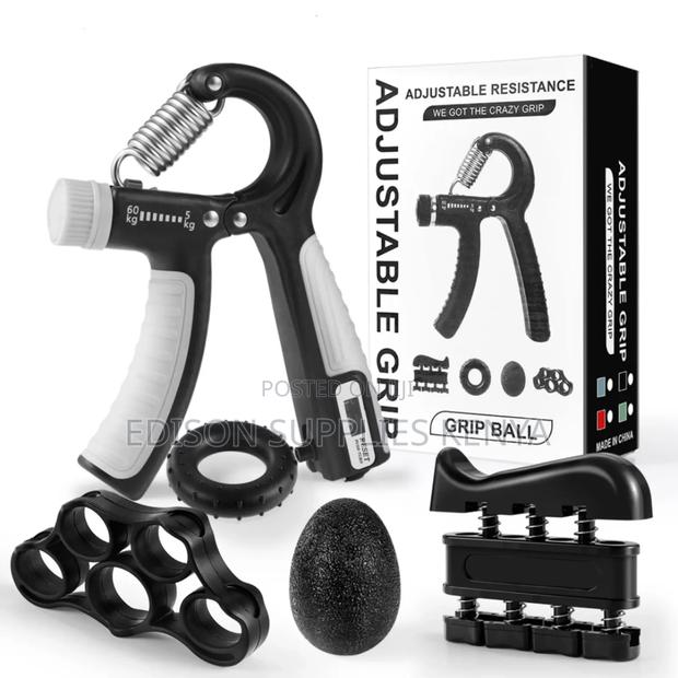 5pcs Hand Grip Exercises Set Forearm Trainer Fingers Wrist - thumbnail 4
