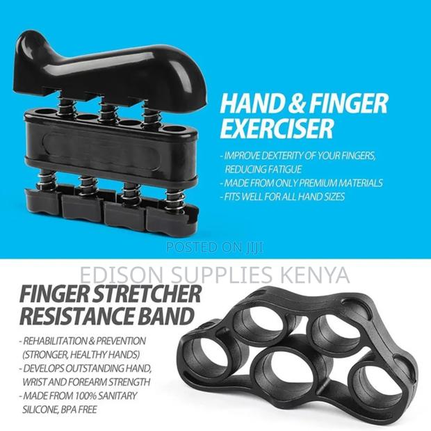5pcs Hand Grip Exercises Set Forearm Trainer Fingers Wrist - thumbnail 6
