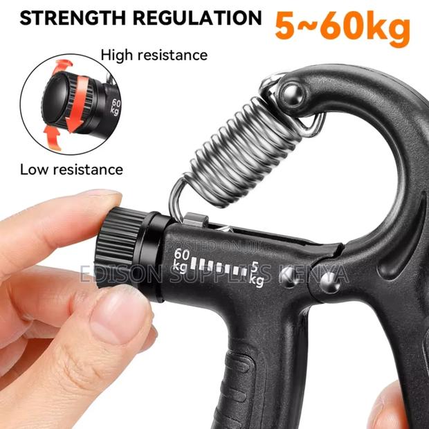 5pcs Hand Grip Exercises Set Forearm Trainer Fingers Wrist - thumbnail 11