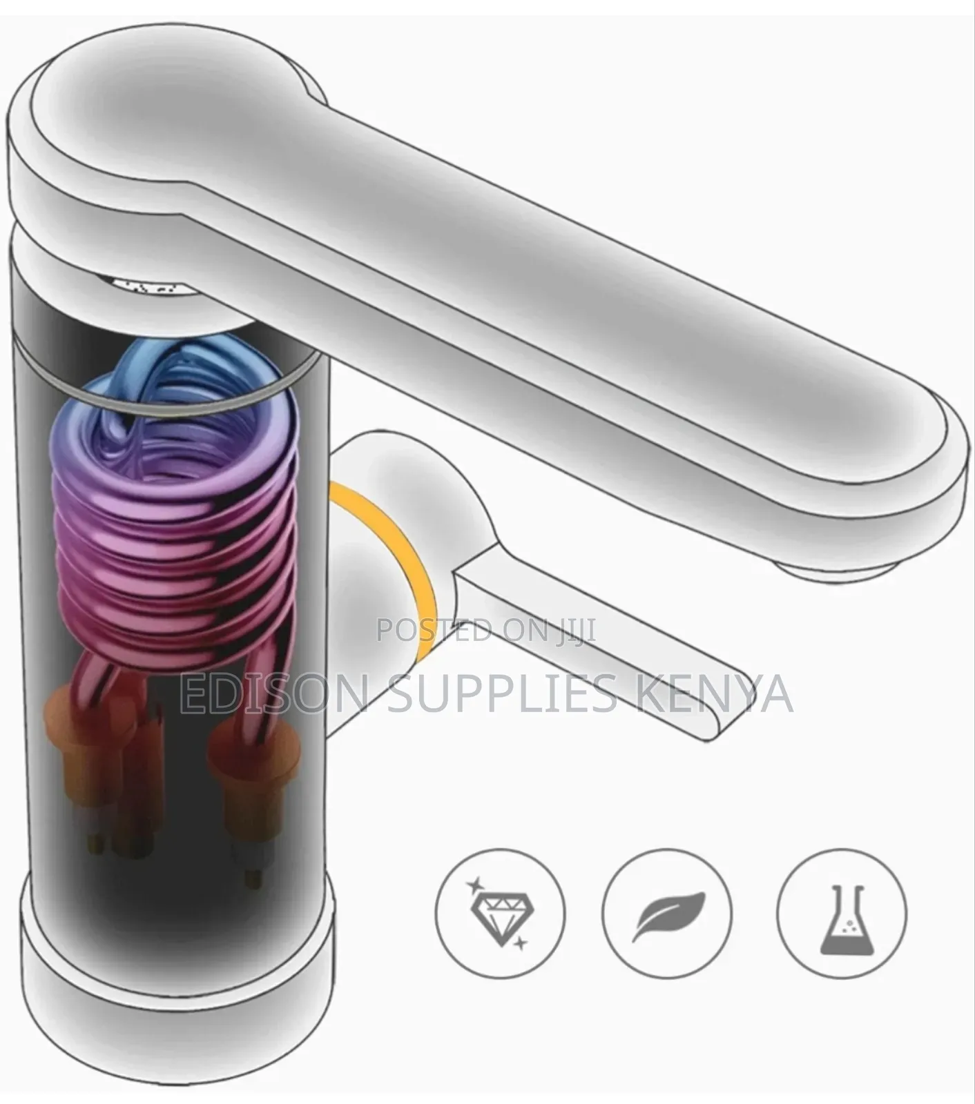 Electric Instant Heater Tap Wash Basin Hot Water Faucet