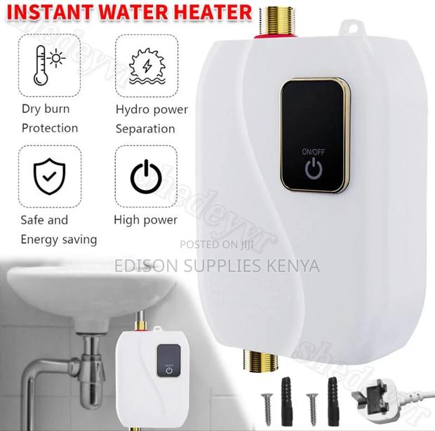Instant Undersink Water Heater Tap Top Plug for Bathtub Salon Kitchen - main view