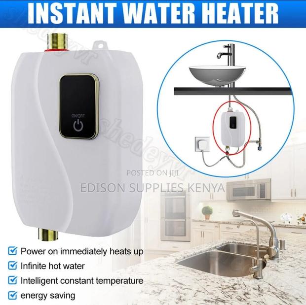 Instant Undersink Water Heater Tap Top Plug for Bathtub Salon Kitchen - thumbnail 3