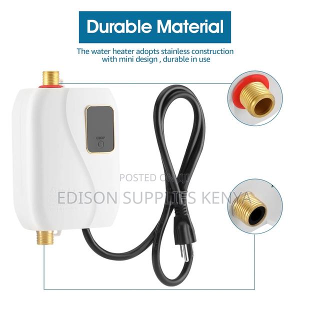 Instant Undersink Water Heater Tap Top Plug for Bathtub Salon Kitchen - thumbnail 17