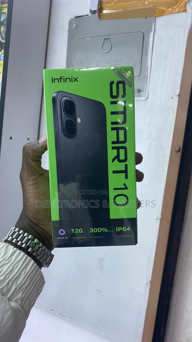 New Infinix Smart 10 128 GB Black