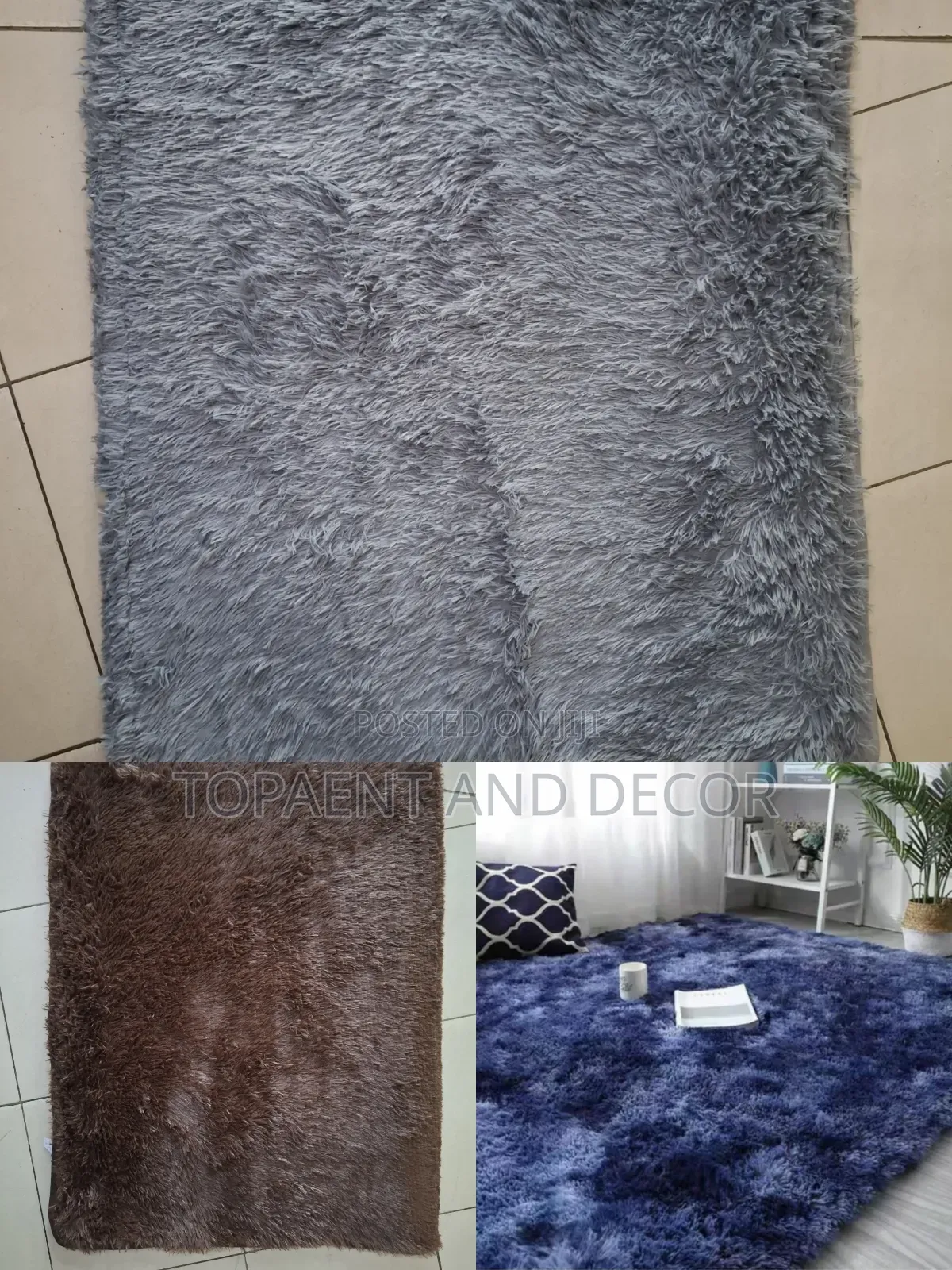 Smart and Cozy Sitting Room Fluffy Carpet
