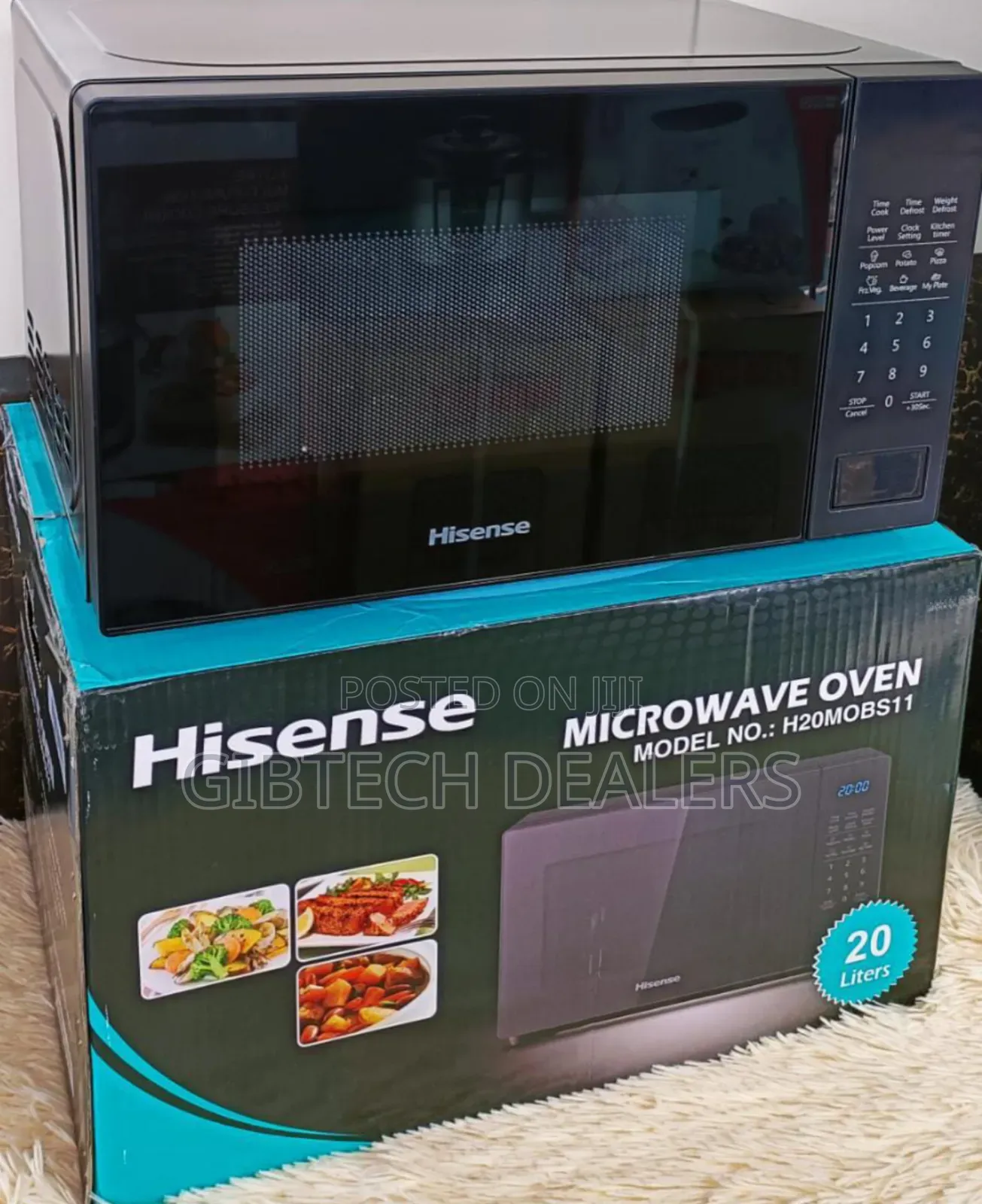 Hisense 20litres Digital Microwave (Black)