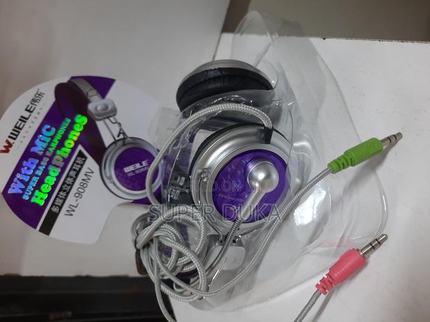 Wired Super Bass Earphones +Built-in Microphone. Weile 908mv