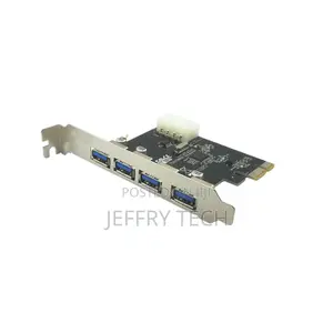 Capsys Pci Express to 4-Port Usb 3.0 (5gbps) Card With Uasp