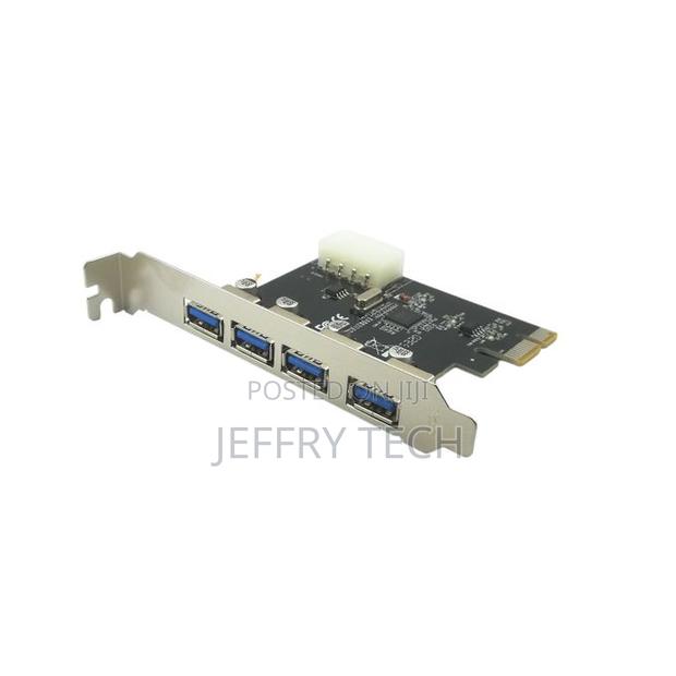Capsys Pci Express to 4-Port Usb 3.0 (5gbps) Card With Uasp