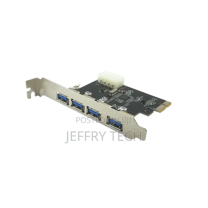 Capsys Pci Express to 4-Port Usb 3.0 (5gbps) Card With Uasp