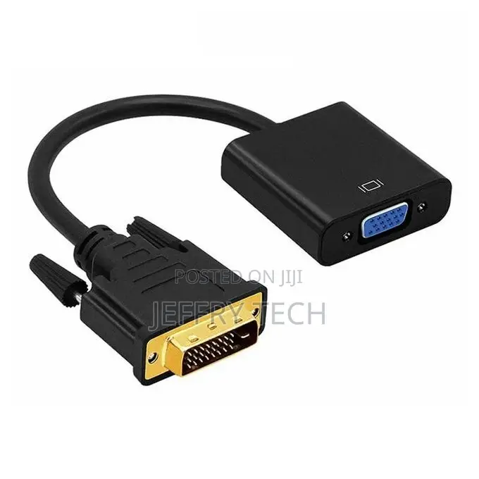 Dv Id to Vga R Dv Id 24+1 Pin Male to Vga Plug and Play