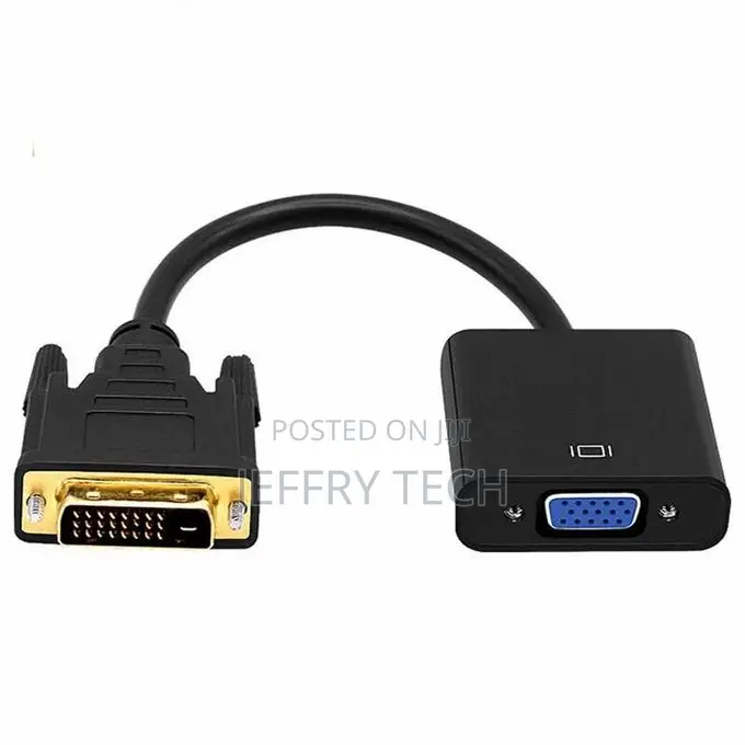 Dv Id to Vga R Dv Id 24+1 Pin Male to Vga Plug and Play