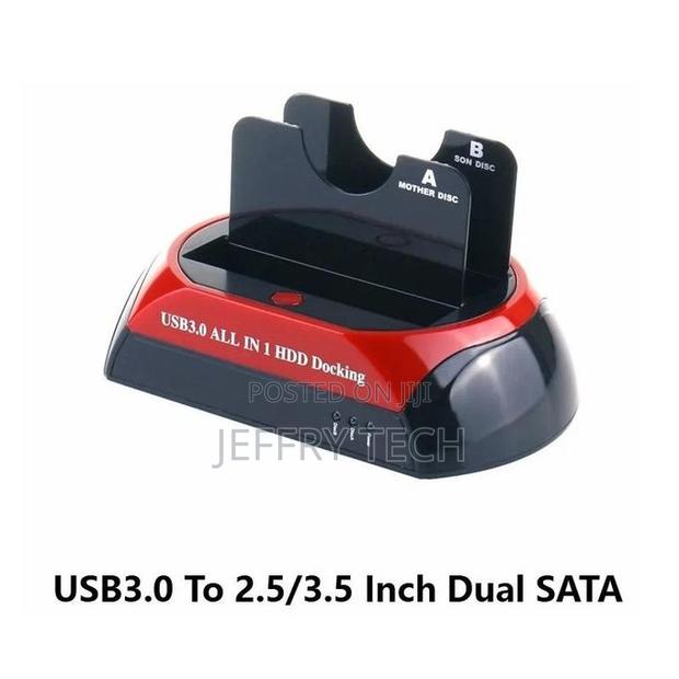 Dual 2.5" and 3.5" Sata Hard Drive Docking Station 576u3