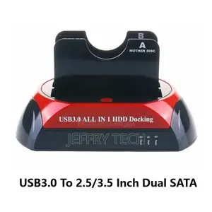 Dual 2.5" and 3.5" Sata Hard Drive Docking Station 576u3