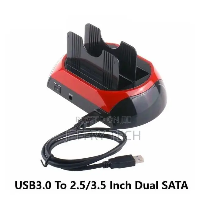 Dual 2.5" and 3.5" Sata Hard Drive Docking Station 576u3