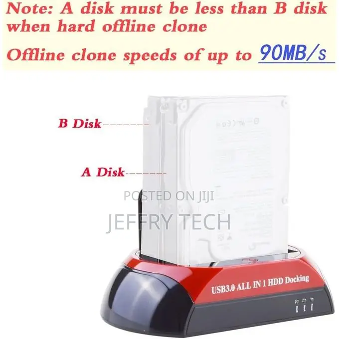 Dual 2.5" and 3.5" Sata Hard Drive Docking Station 576u3