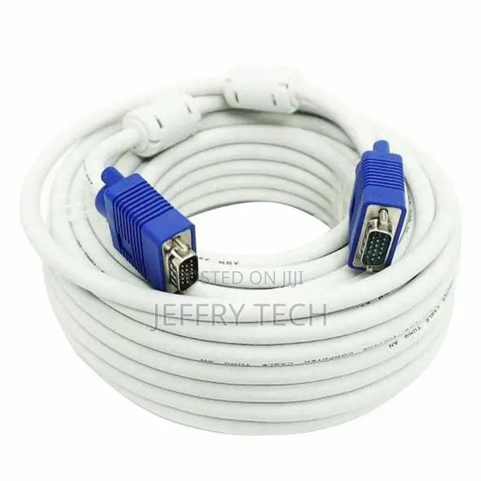 Vga Cable Male to Male 30m (Hd15p M to Hd15p M) With 2 Filte
