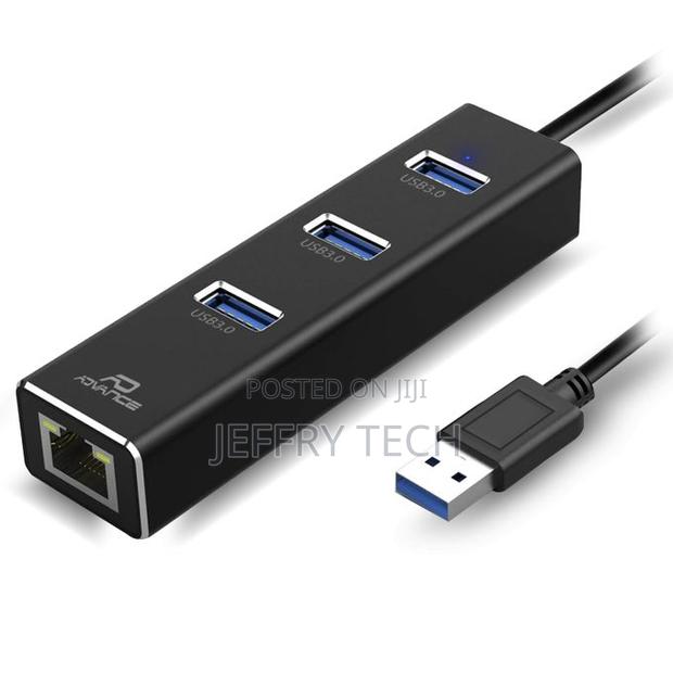 Advance Usb 3.0 Network Adapter Rj45 Gigabit Ethernet Hub - main view