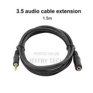 Capsys Audio Cable 3.5mm Jack Extension Male to Female 1.5m