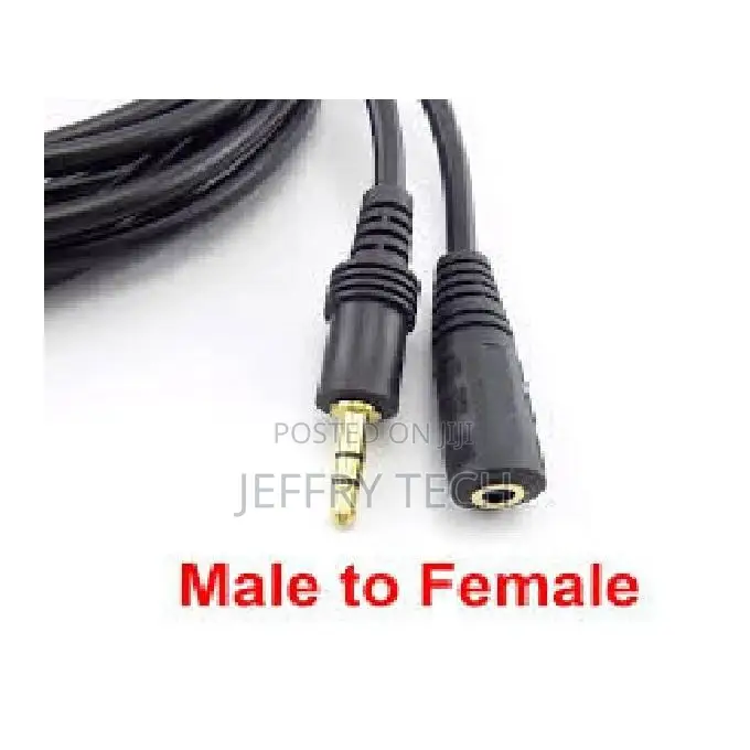 Capsys Audio Cable 3.5mm Jack Extension Male to Female 1.5m