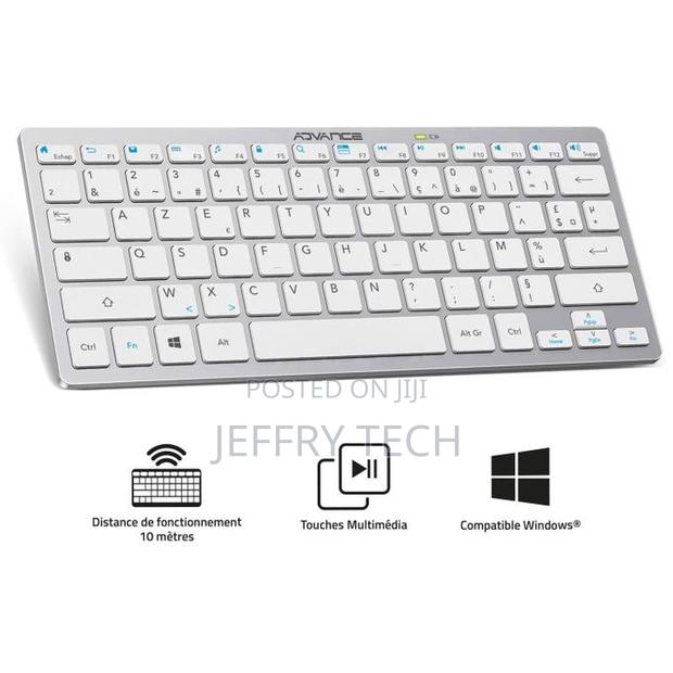 Mini Wireless Silent Keyboard Smartkeys for Windows, Macos - thumbnail 2