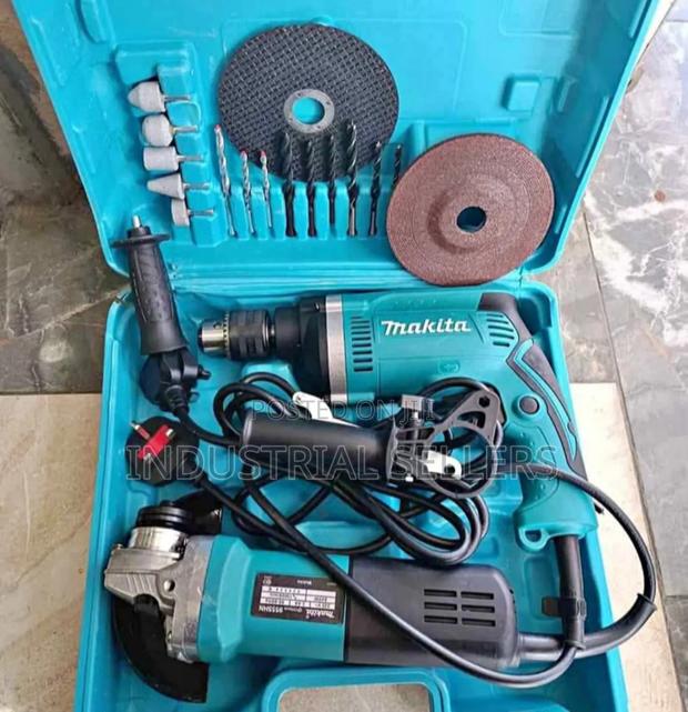 Quality Cordless Makita Drill and Grinder - main view