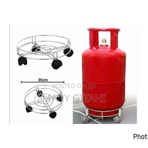 Heavy Duty Gas Cylinder Moveable Trolley - main view