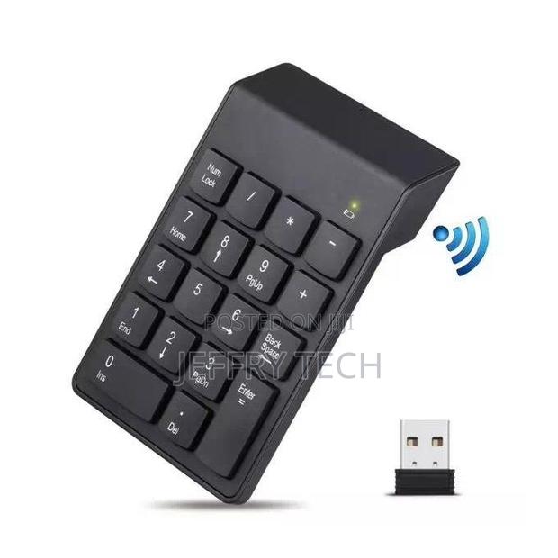 2.4ghz Wireless Usb Mini Numeric Keypad With 18 Keys