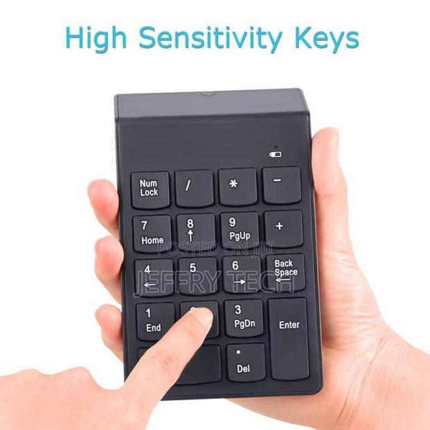 2.4ghz Wireless Usb Mini Numeric Keypad With 18 Keys - thumbnail 3