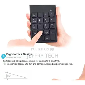 2.4ghz Wireless Usb Mini Numeric Keypad With 18 Keys