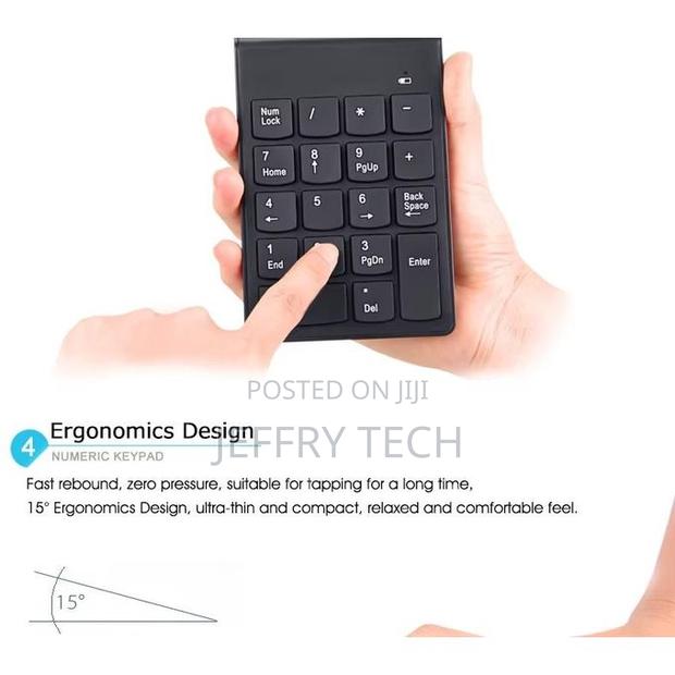 2.4ghz Wireless Usb Mini Numeric Keypad With 18 Keys - thumbnail 4