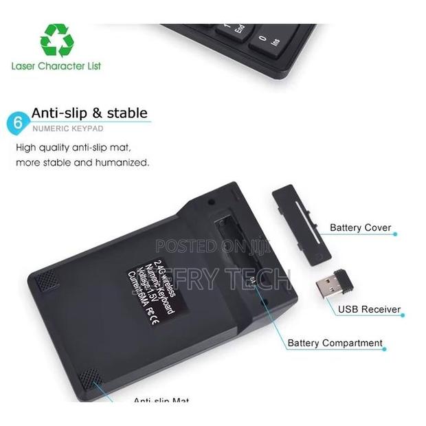 2.4ghz Wireless Usb Mini Numeric Keypad With 18 Keys - thumbnail 5
