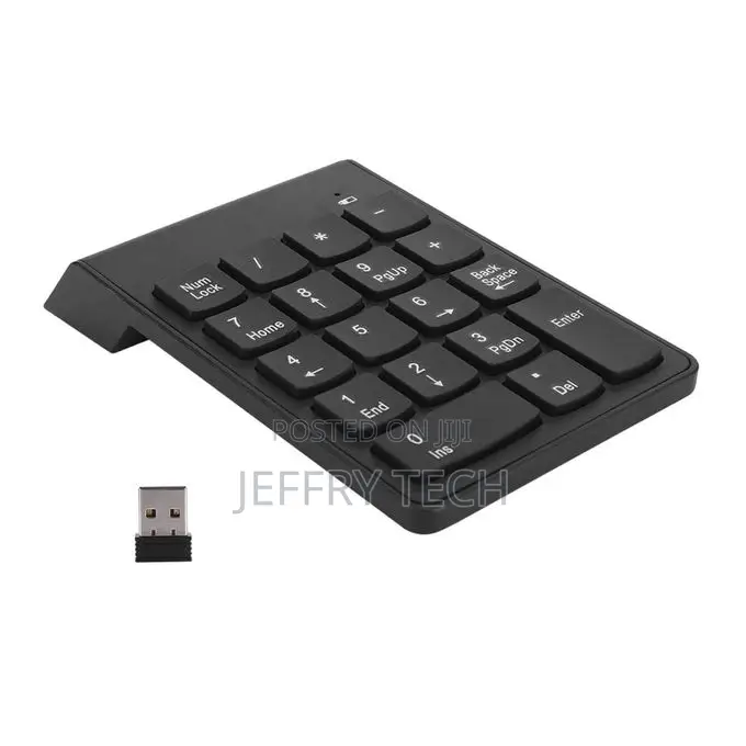 2.4ghz Wireless Usb Mini Numeric Keypad With 18 Keys